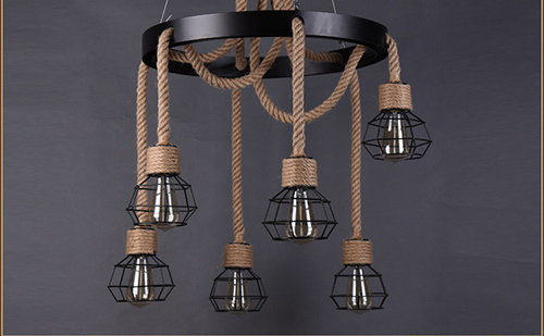 Indoor Hanging Pendant Lamp for Industrial Lighting