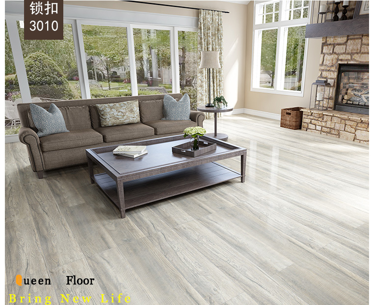 Laminate/Laminated Flooring Water Proof Click-Lock Spc Stone Polymer Composite Flooring Wood Look Spc Flooring