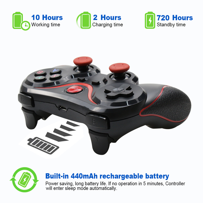 Hot Wireless Joystick Bluetooth Game Controller for PC Ios Android TV Desktop