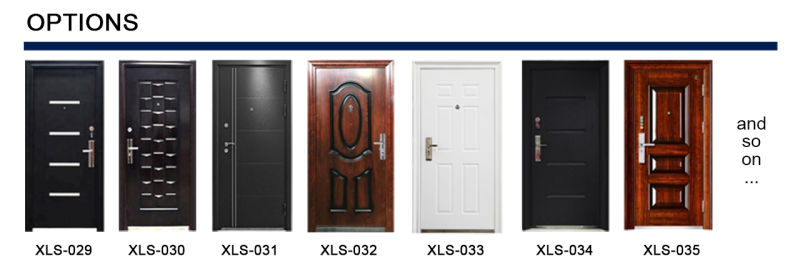 Kuchuan 7cm Hot Sale Exterior Doors Security Steel Door