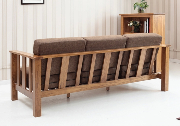 Simple Style Sofa with Solid Wood (M-X1075)