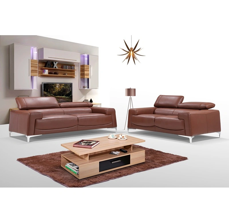 L Shaped Sofa Sets Leather European Classic Sofa Modern Living Room Furniture European Style Round Corner Sofa