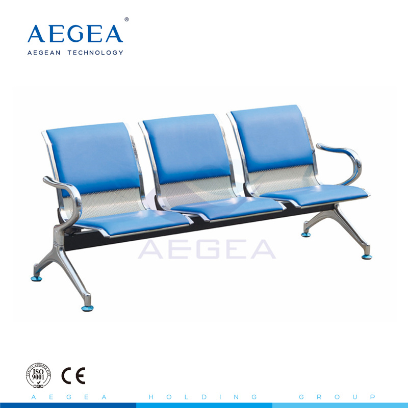 AG-Twc002 Aluminium Leather Waiting Chair