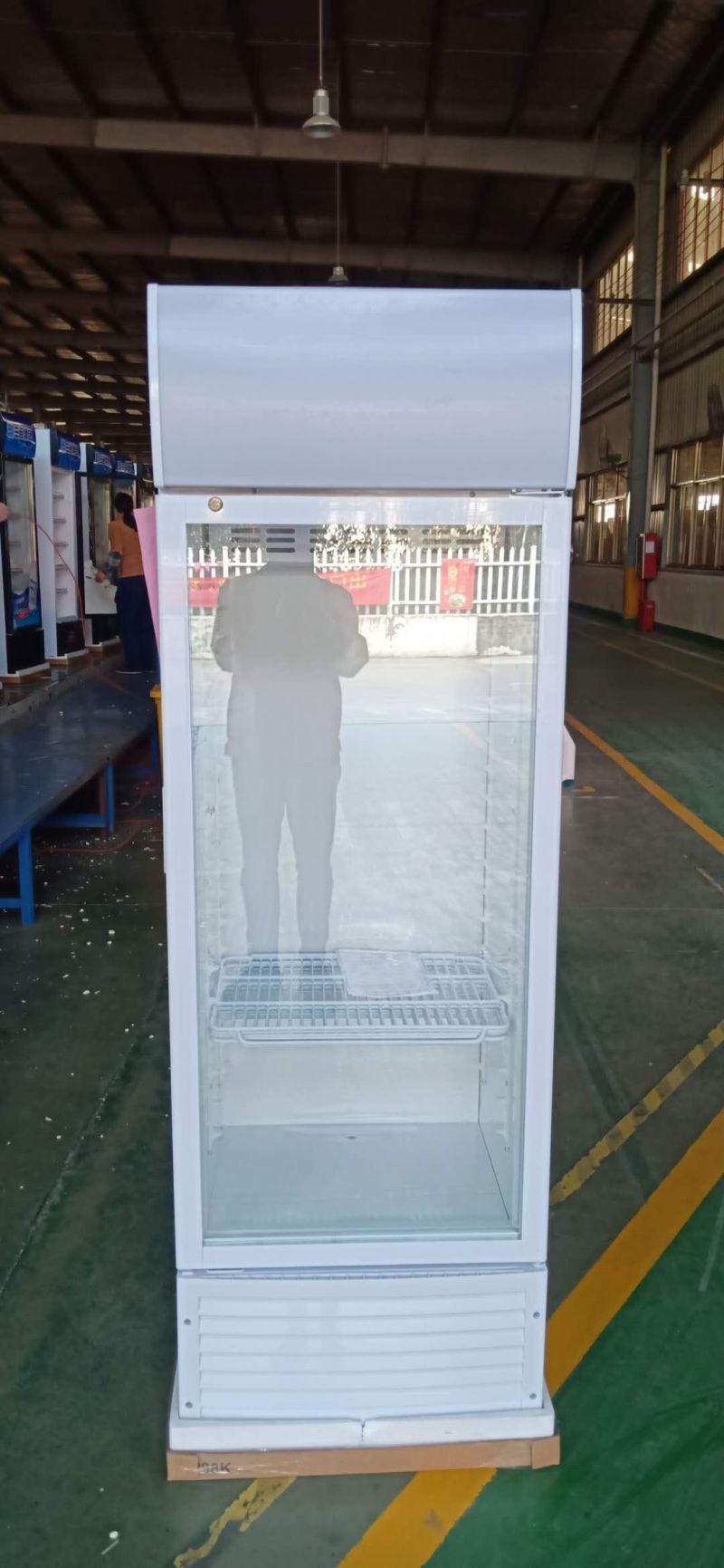 Refrigerated Showcase Display Cooler Upright Freezer Showcase for Supermarket