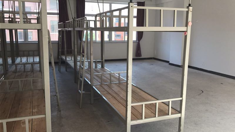 School Dormitory Apartment Iron Bunk Bed with Powder Coated