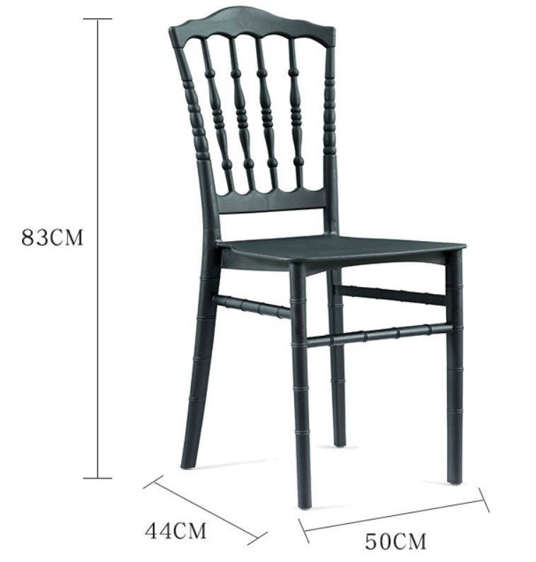 2020 New Plastic PP Outdoor Bamboo Banqueting Chair Wedding Chair