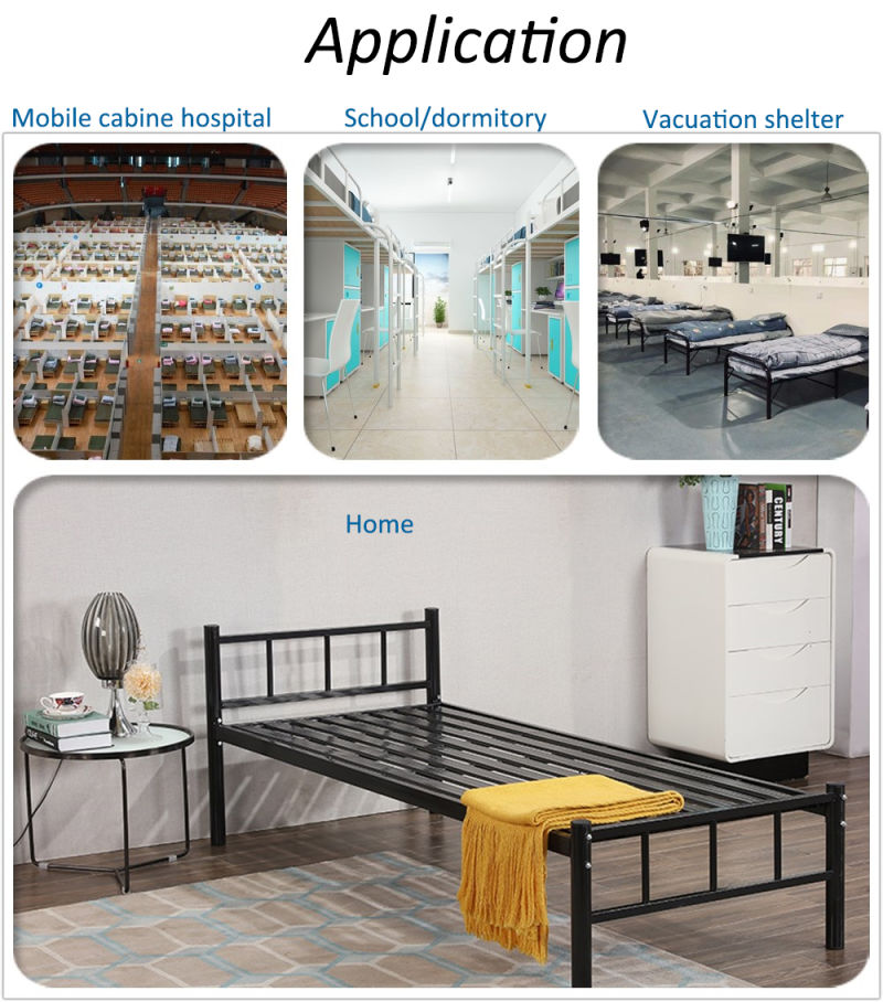 Mobile Cabin Hospital Bed Single Steel Bed Price