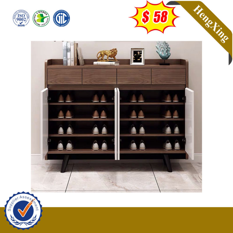 Elegant Wood Storage Melamine Wooden Shoe Cabinet