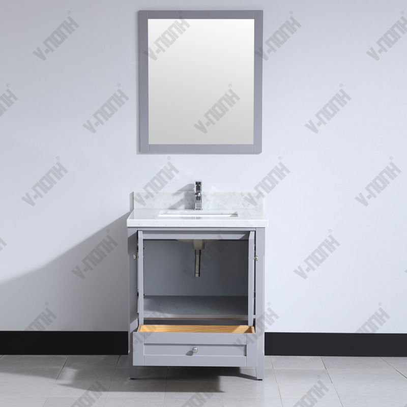 30 Inch Durable Grey Vanity, Bathroom Furniture
