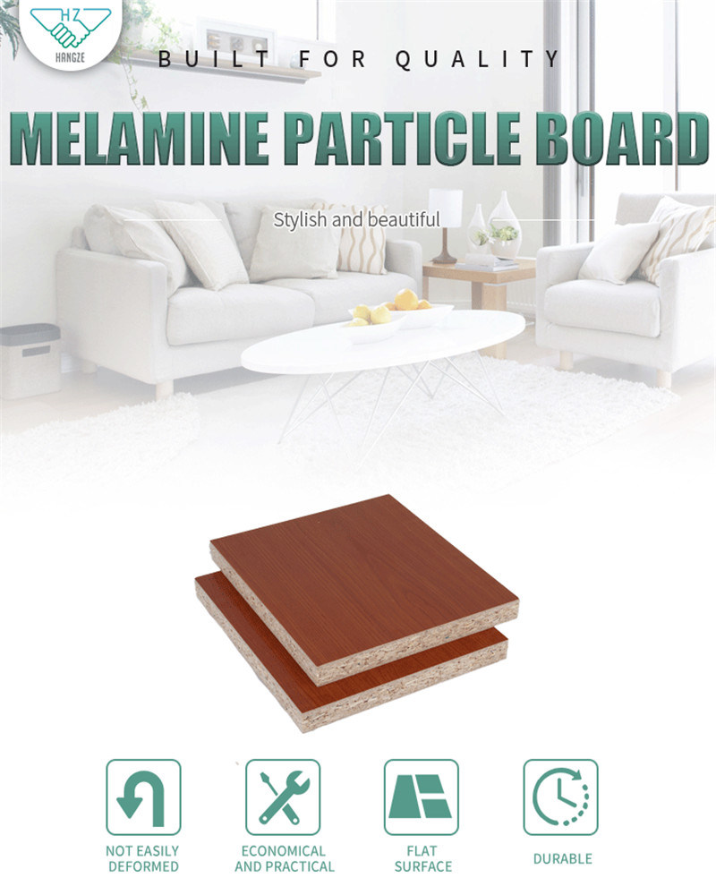 Cabinet Grade Heat Resistant 18mm Melamine Particle Board