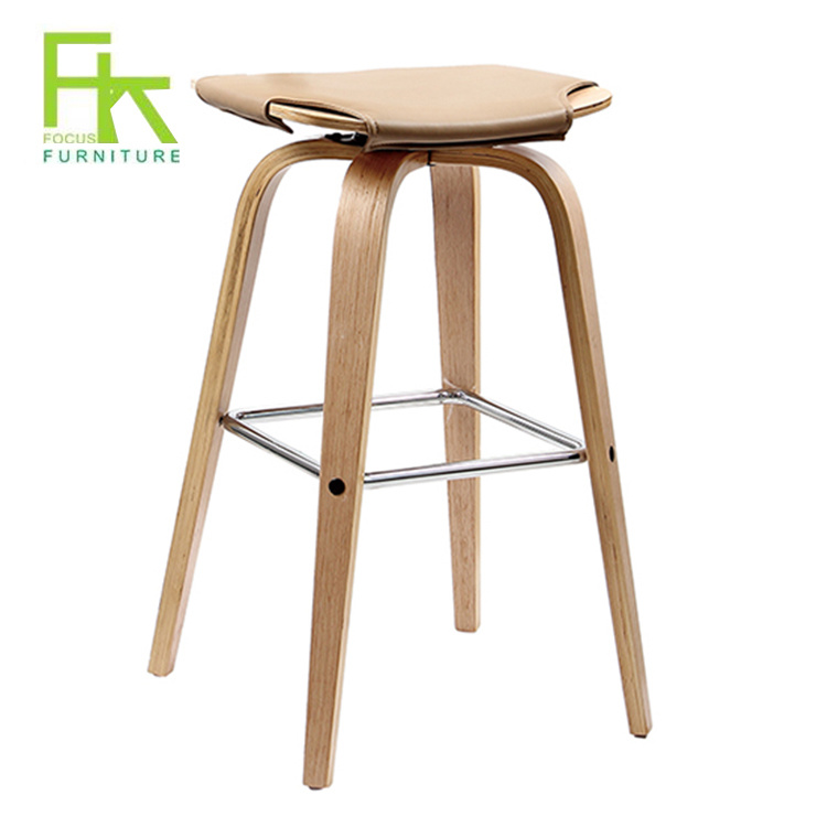 Modern Wooden Bar Chair High Chair for Bar Table