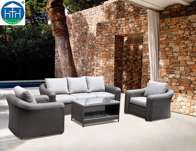 2019 New Design Modern Patio Furniture for Home Use Commercial Leisure Sofa Set