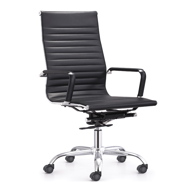 Colorful Modern PU Leather High Back White Comfortable Office Chair