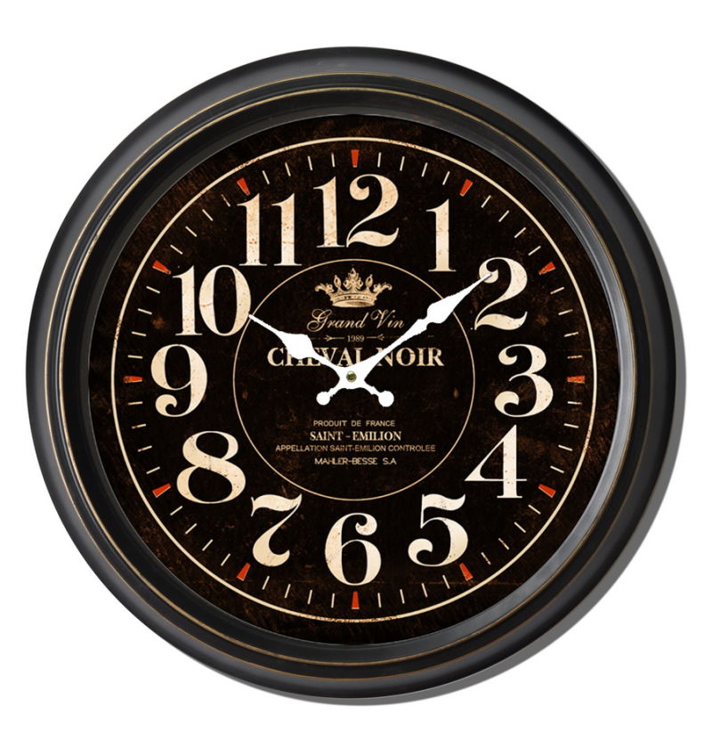 Antique Iron Clock Antique Style 10 Inch Wall Clock Beautiful Design Dial