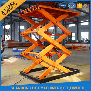1m - 12m Heavy Duty Hydraulic Scissor Lift Table / Scissor Lift Platform for Warehouse
