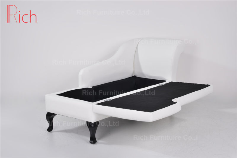 Modern Design Sofa Chair Chaise Lounge Sofa for Wooden Furniture Bed