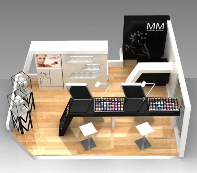 Shopping Mall Modern Cosmetic Display Shop in Shop Counters