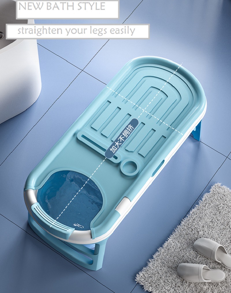 New Design Indoor Bathroom Use Plastic Bathtub TPR Bathtub Foldable Bathtub