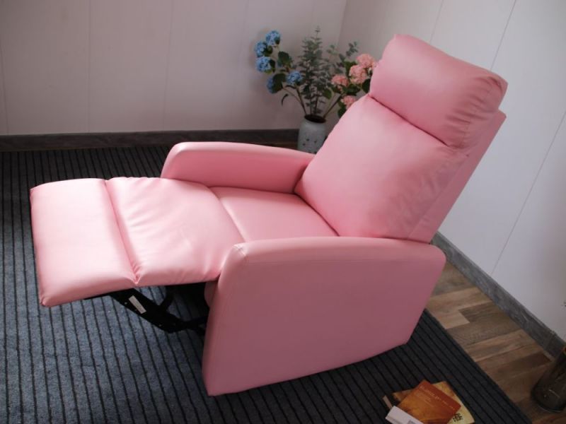 Living Room Furniture Manual Recliner Sofa Comfortable PU Sofa