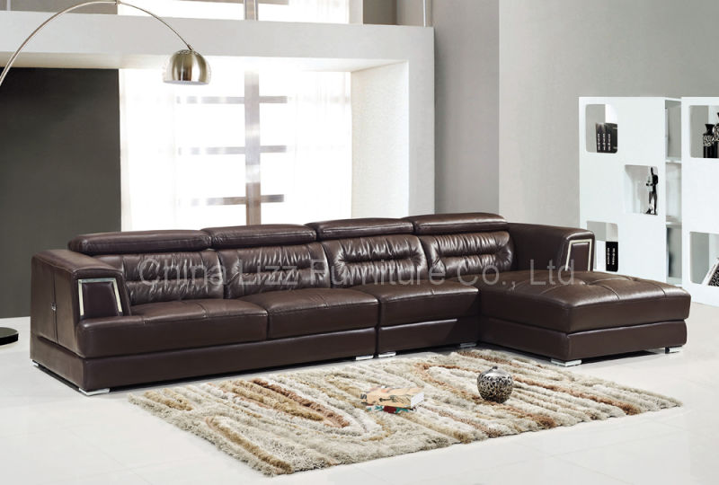 Lounge Corner Leather Sofa Set Living Room Furniture Sofa