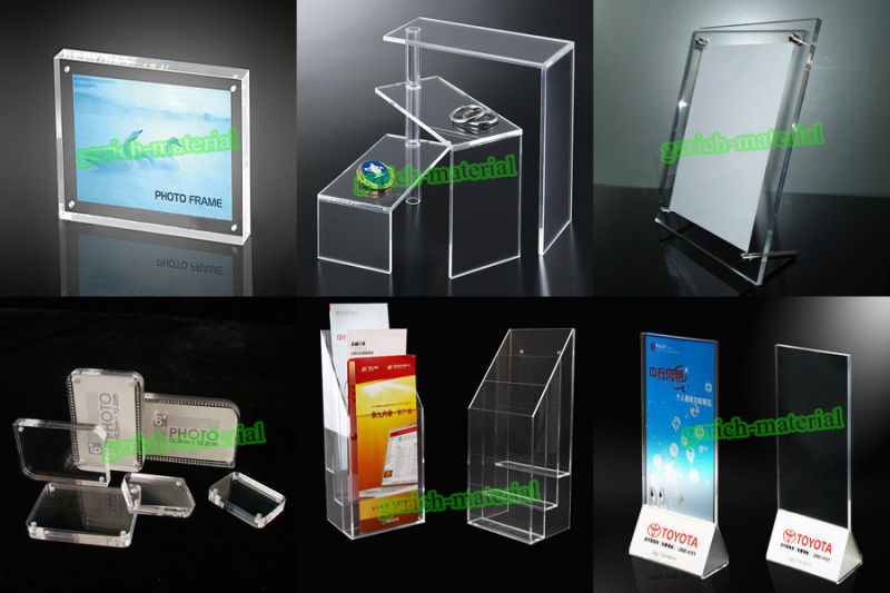 Customized Clear Acrylic Display Stand/Exhibition Plexiglass Plastic Display Stand