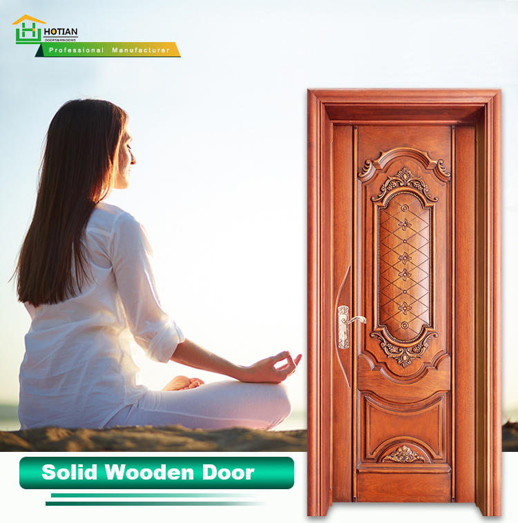 Wood Solid Wooden Door Fancy Internal Door Skin Wood Door
