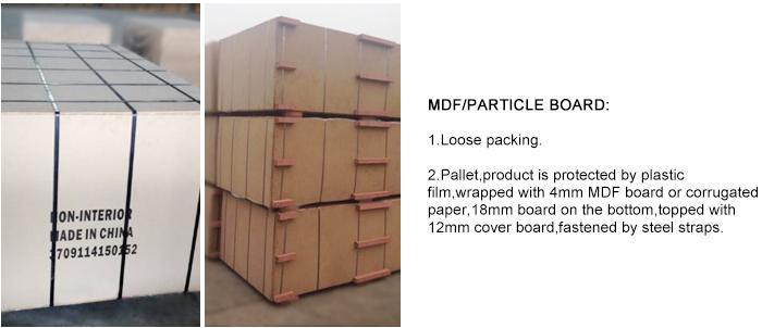 MDF Board Price of 1220X2440X12mm for Kitchen Cabinet