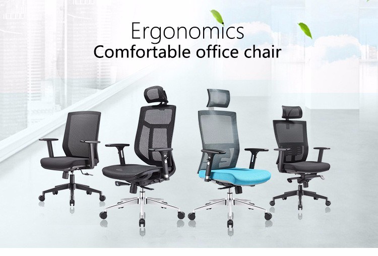Modern Executive Office Ergonomic Swivel Mesh Fabric Seat Office Chair