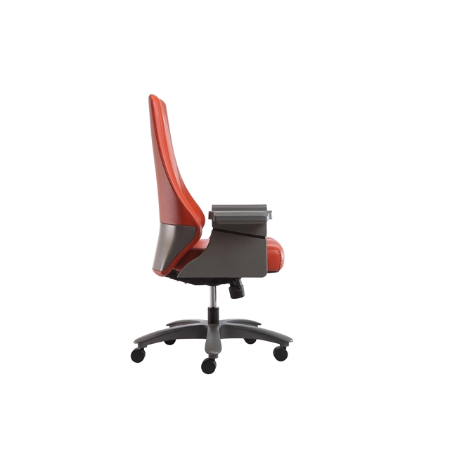 Adjustable Leather Chairs Swivel Executive Computer Office Chair with Armrest
