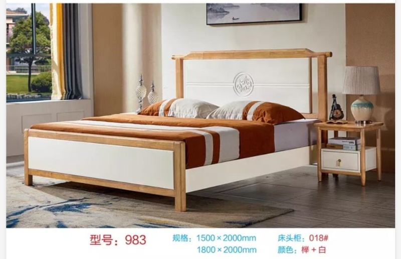 Professional Manufacturer Queen Size Double Bed Modern