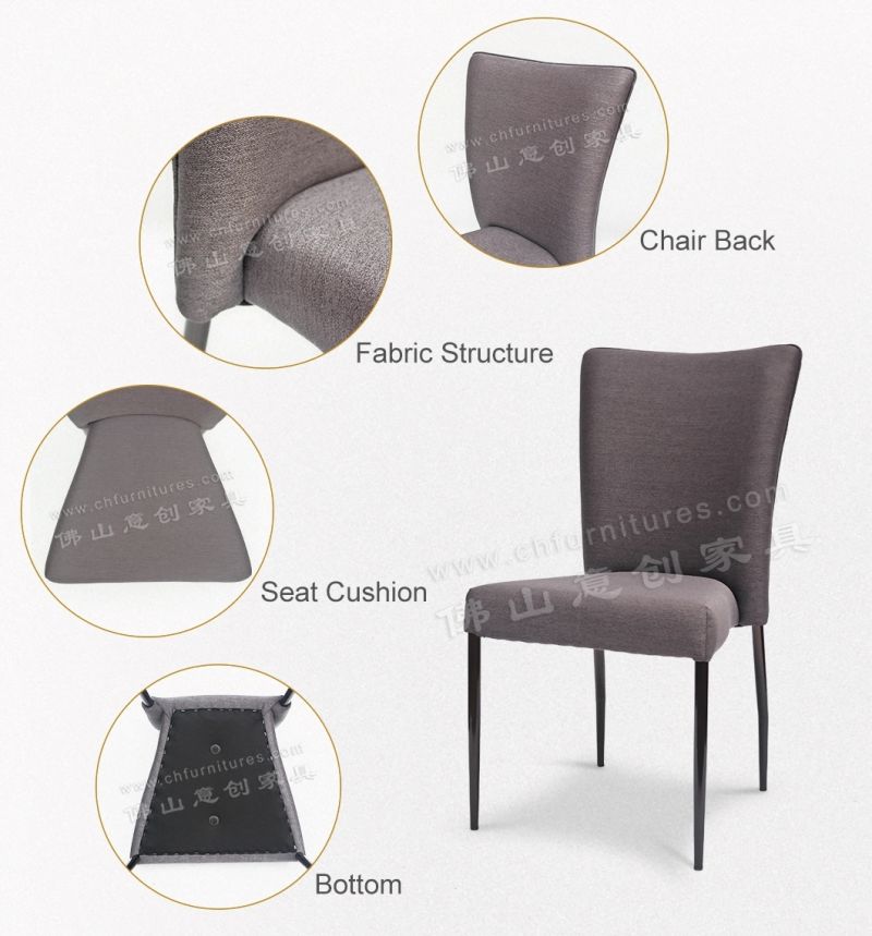 Yc-F040 Hot Sale Aluminum Dining Chair for Restaurant