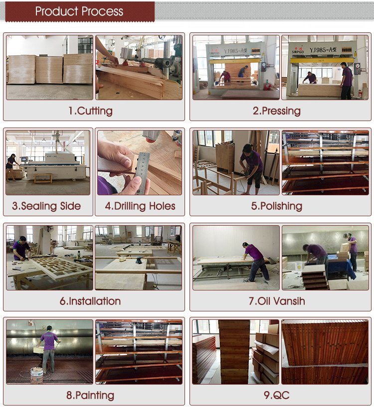 Custom Made Commercial Hotel Bedroom Furniture with Wooden Bed