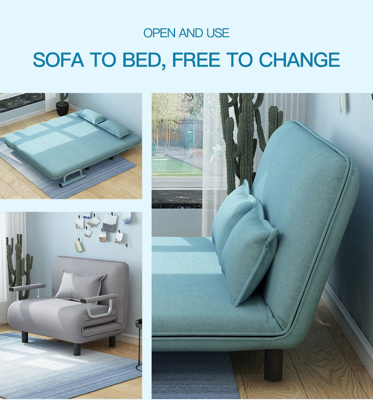 Fabric Sofa Bed Living Room Sofa Functional Sofa Folding Sofa Bed