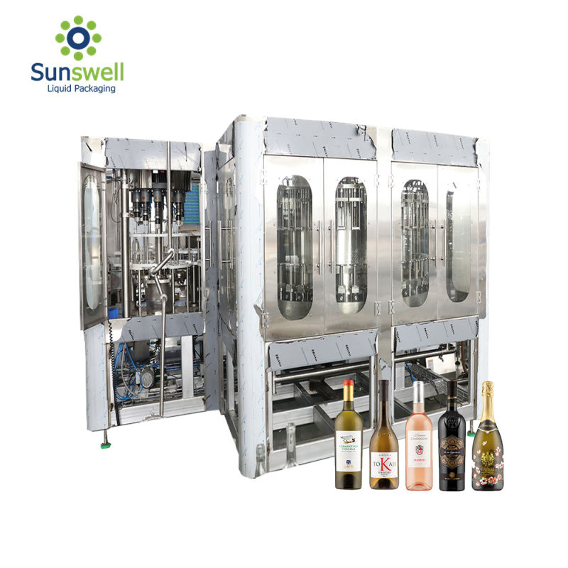 Wholesale Latest Design Semi Automaticmonoblock Wine Filling Machine