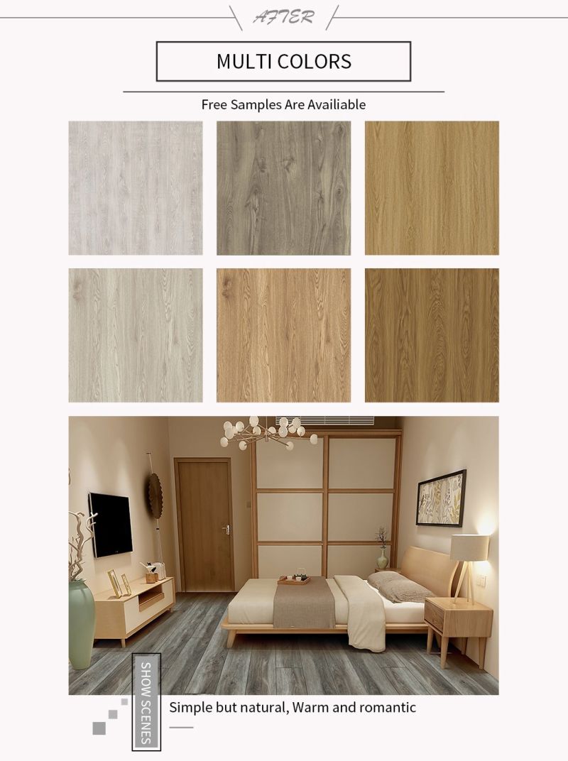 Plastic Vinyl/Wooden/Wood/Laminated/Stone PVC/Spc/Lvt/Rubber/Laminate/Bamboo/Engineered/WPC/Ceramic/Porcelain Parquet Tile Floating Floor in Plank/Roll/Sheet