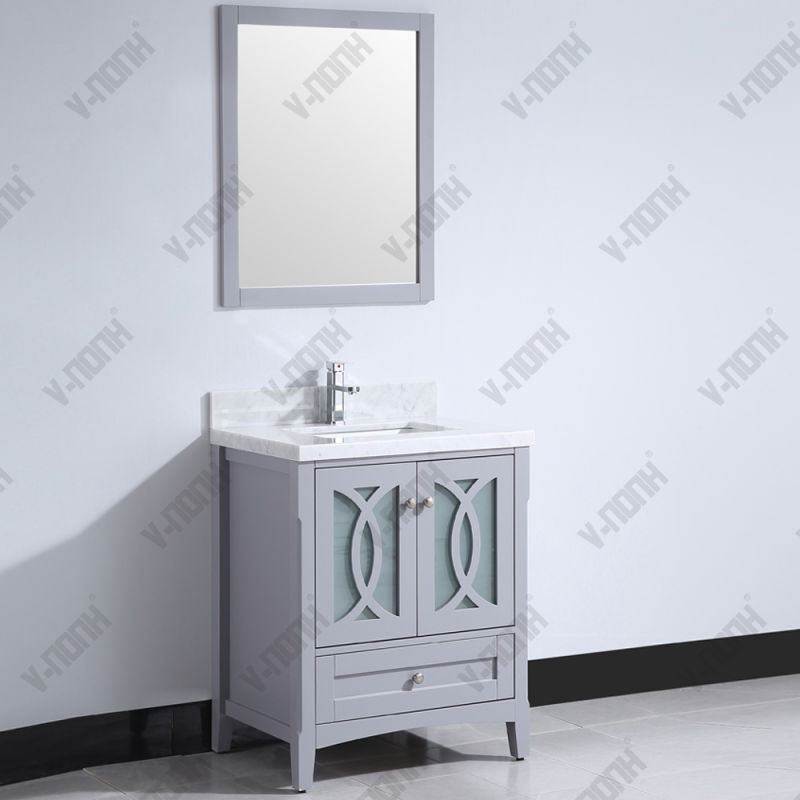 30 Inch Durable Grey Vanity, Bathroom Furniture