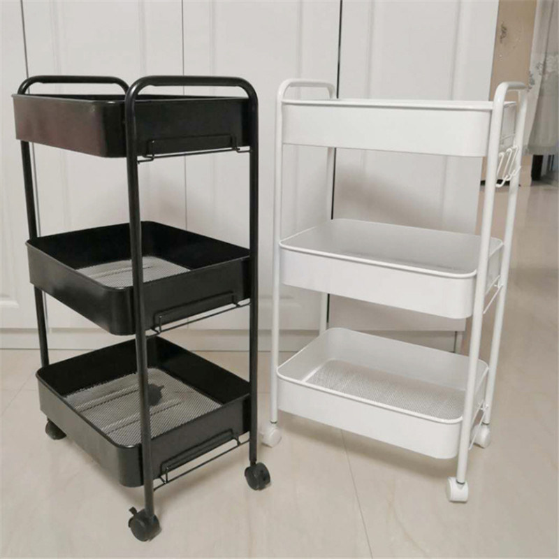 Kitchen Multi-Layer Storage Shelf Movable Shelf