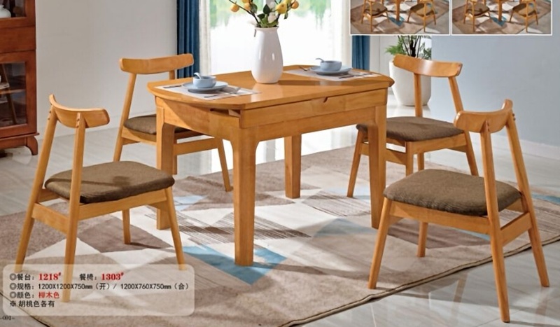 Hot Sale New Products Solid Wood Round Dining Table Set Dining Table