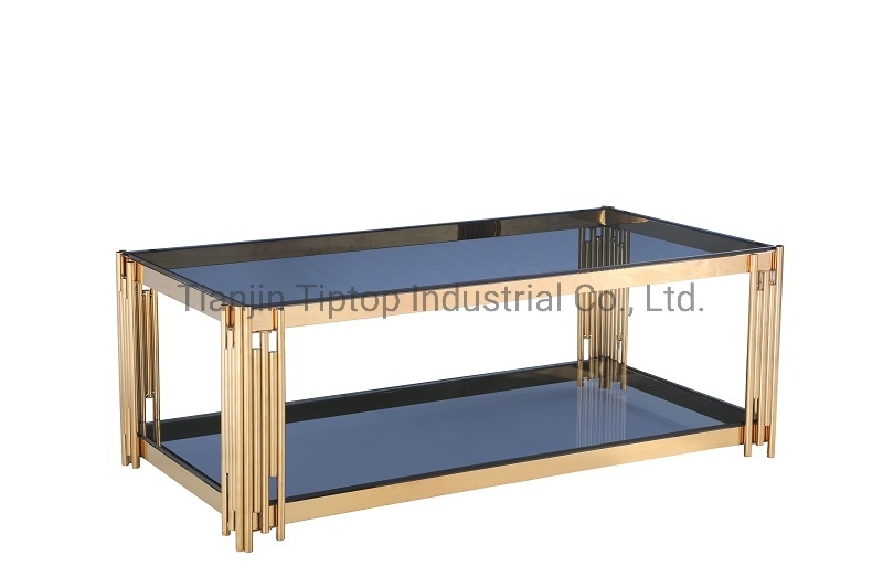 Coffee Table Factory Directly Supply Stainless Steel Coffee Table for Home Furniture Coffee Table