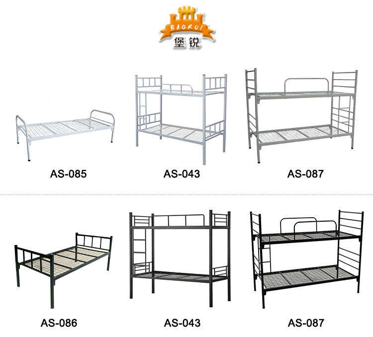 Knock Down Double Bunk Bed/Metal Bed Full Bunk Bed Twin Bed