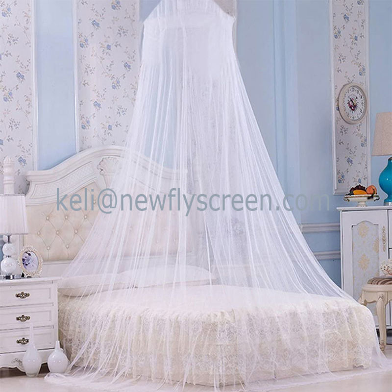 Elegant Round Lace Mosquito Net Bed Canopy Netting