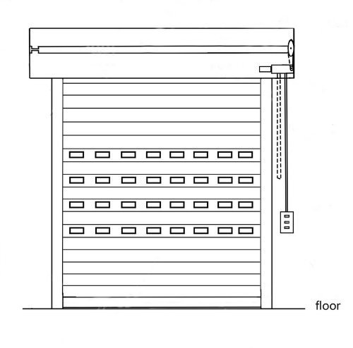 Garage Door / Residential Garage Door / Roller Garage Door / Aluminum Garage Door / Roll up Garage Door