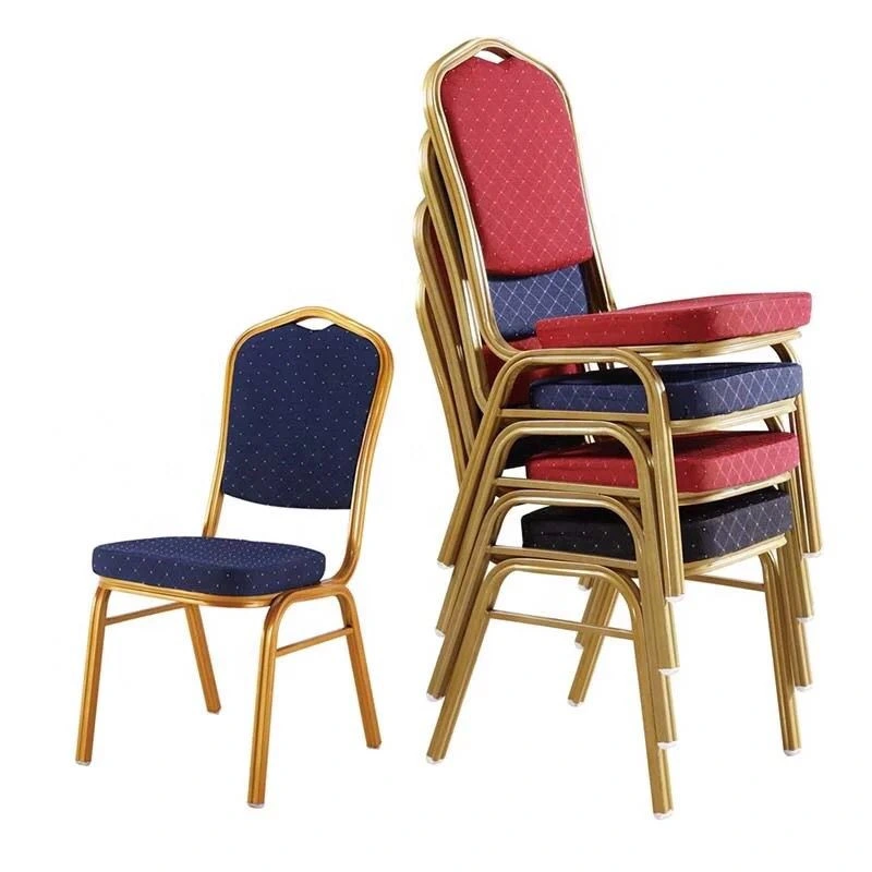 Best Selling Dining Hotel Metal Leg Wedding Stacking Banquet Chair