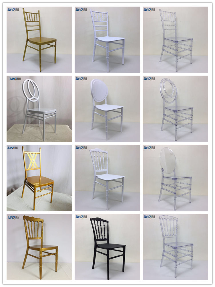 Wholesale Cheap Wedding and Event Acrylic Chanel Chair Clear Transparent Round Back Crystal Chair Rentals Resin Phoenix Chair