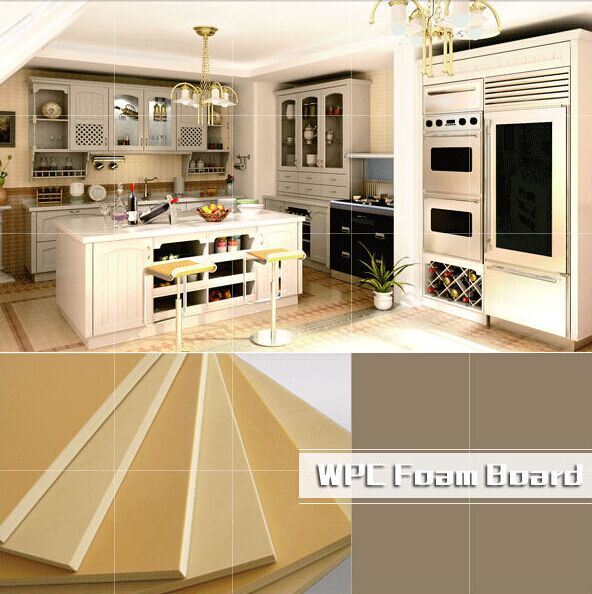 High Smooth PVC WPC Panel Board/Kitchen Cabinet WPC Board for Furniture
