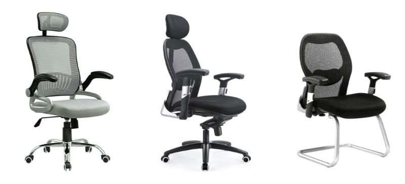 Office Chair High Back Mesh Fabric Chair Ergonomic Office Chair
