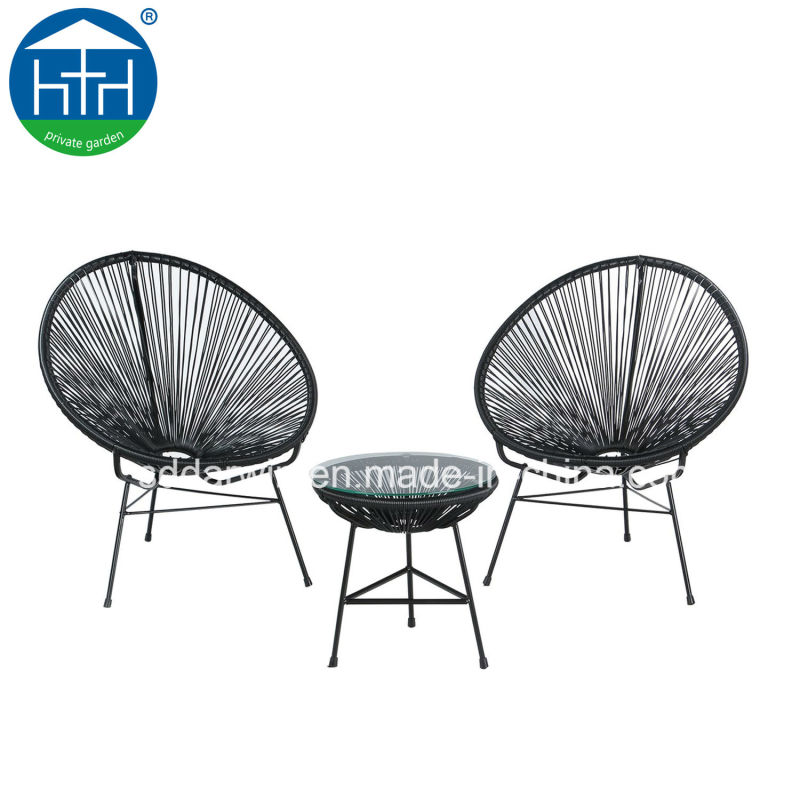 fashion Leisure Outdoor Chair/Steel Frame with Plastic Rope Acapulco Chair