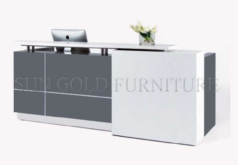 Cheap Modern Curved Reception Desk Front Desk for Sale (SZ-RTB03)