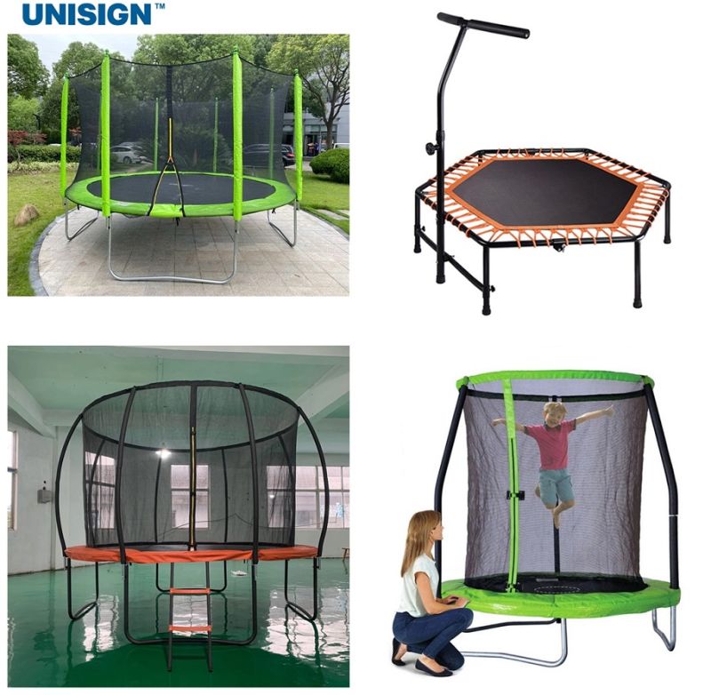 8FT 10FT 12FT High Bounce Trampolin Safety Jumping Bed Commercial Park Round Trampolines