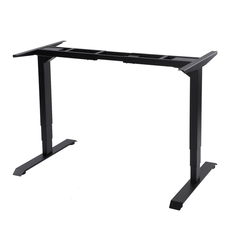 Dual Motor Standing Desk Sit to Stand Desk with 3-Stage Adjustable Legs Home Office Desk